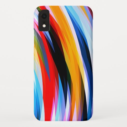 Red Blue Yellow Black iPhone XR Case