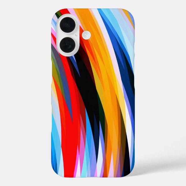 Red Blue Yellow Black Case-Mate iPhone Case (Back)