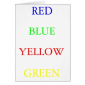 Red Blue Yellow Green (Front)