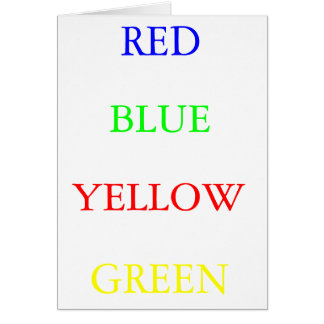 Red Blue Yellow Green Cards