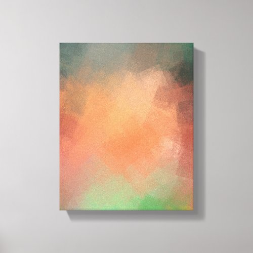 Red Blue Yellow Green Modern Abstract Art Colorful Canvas Print