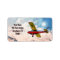Red Blue Yellow Personal Aircraft With Your Name