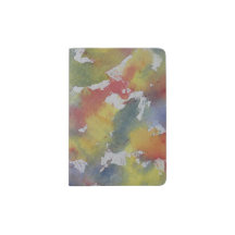 Red Blue Yellow Watercolor