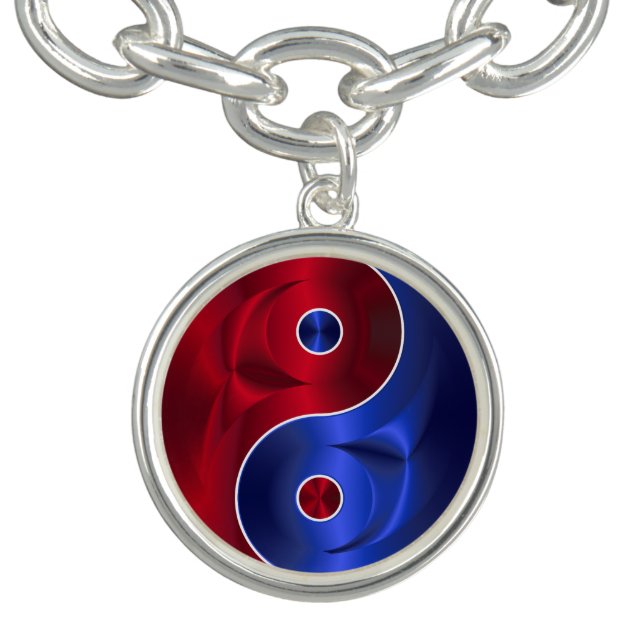 red blue yin yang bracelet (Design)