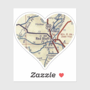 Red Bluff California Sticker