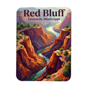 Red Bluff Mississippi Magnet