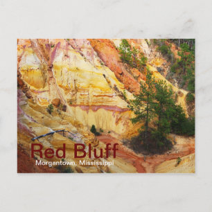 Red Bluff on Highway 587 Postcard