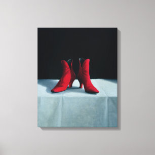 Red Boots 1995 Canvas Print
