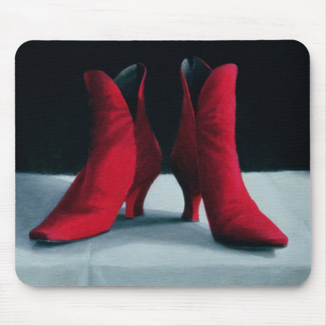 Red Boots 1995 Mouse Pad (Front)