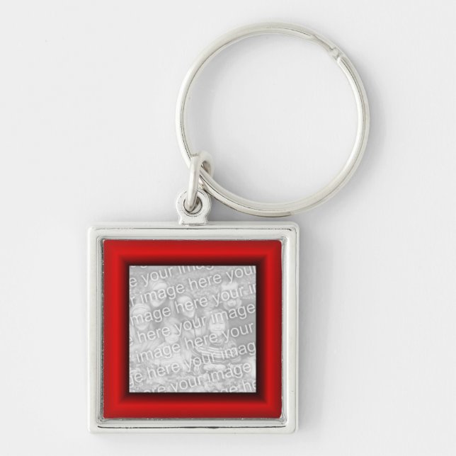 Red Border Keychain (Front)
