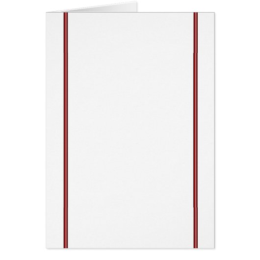 Red Border (portrait) Cards (Front)