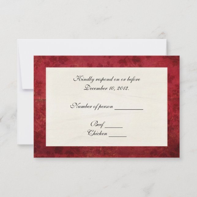 Red Border RSVP (Front)