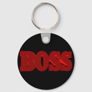 Red Boss Keychain