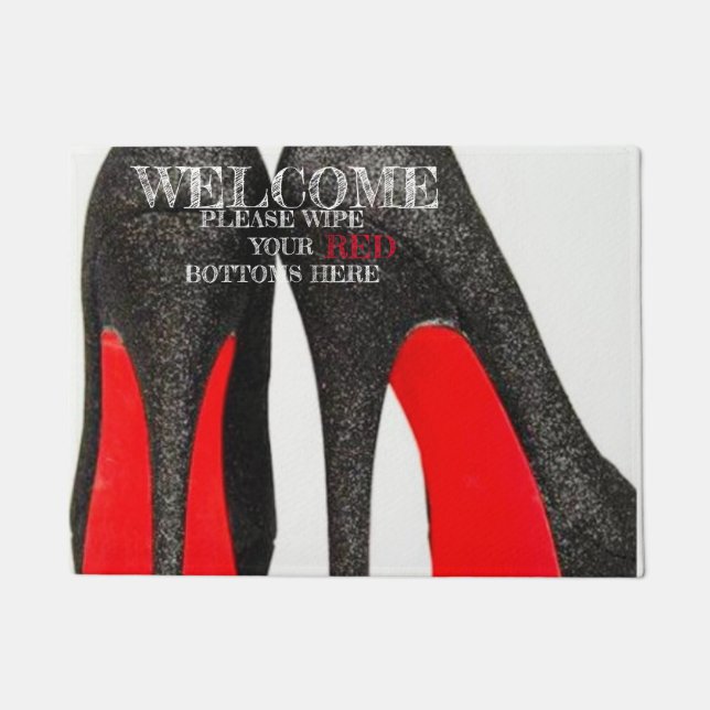 RED BOTTOM Door Mat (Front)