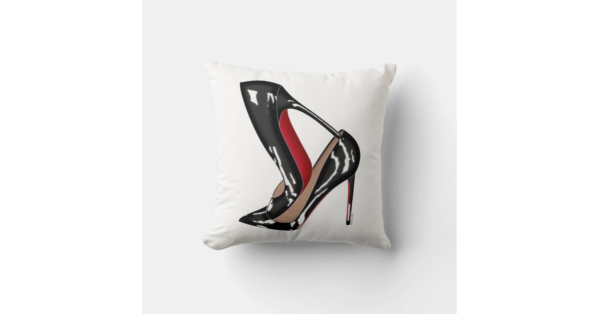 Red Bottom Heels Louboutin Classic Black Pumps Poster, Zazzle