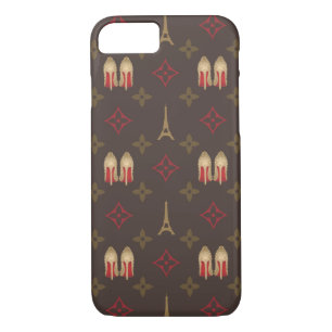 Red bottoms stilettos shoes heels lv monogram iPhone 8/7 case