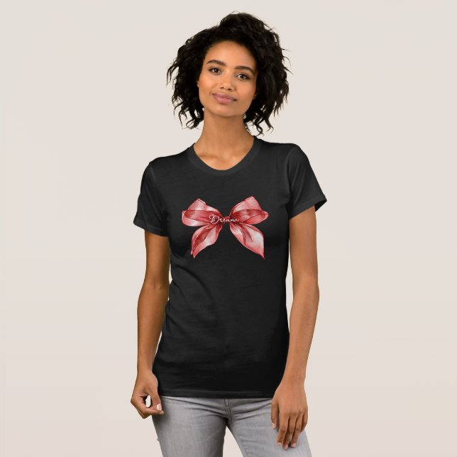 Red Bow  T-Shirt (Front Full)