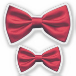 RED BOW TIE STICKER