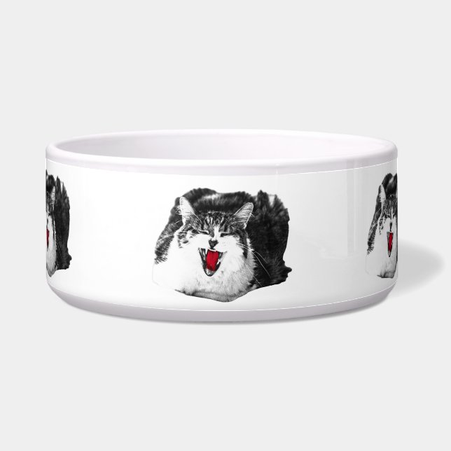 Red Bowl, Shaded Smile Bowl (Front)