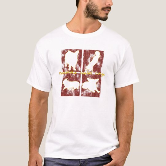 Red Boxes Corgi TeeShirt T-Shirt