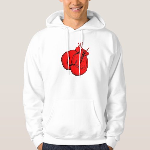Red Boxing Gloves Hoodie