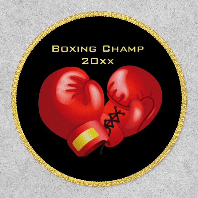 Red Boxing Gloves Patch (Front)