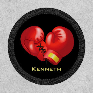 Red Boxing Gloves Patch