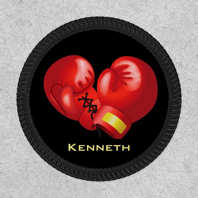 Red Boxing Gloves Patch (Front)