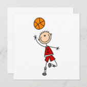 Red Boy Basketball Player t-shirts and Gifts (Front/Back)