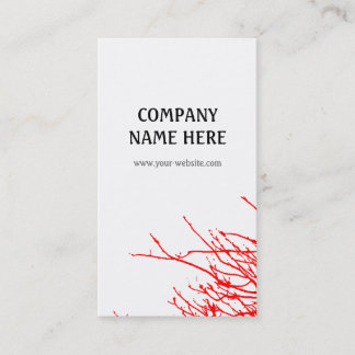Red Branches Business Card
