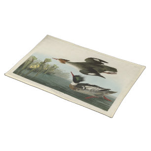 Red-breasted Merganser, Audubon's Birds of America Cloth Placemat