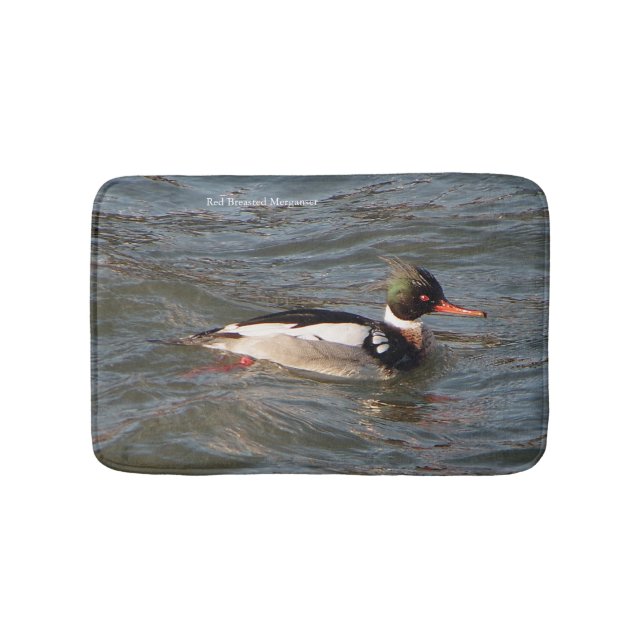 Red Breasted Merganser bathmat (Front)
