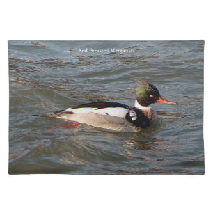 Red Breasted Merganser Cloth Placemat