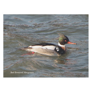 Red Breasted Merganser tablecloth