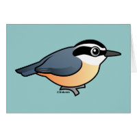 Red-breasted Nuthatch Greeting Card