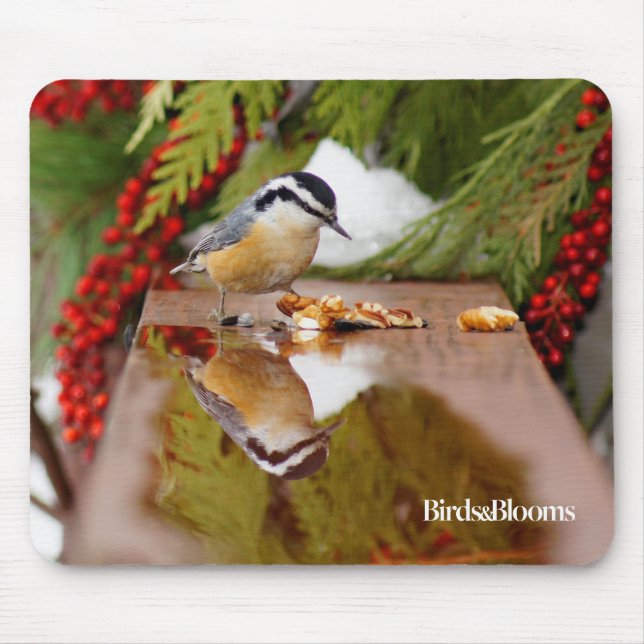 Red-breasted Nuthatch Mouse Pad (Front)