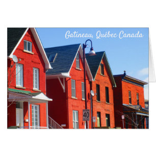 Red Brick Buildings Street Lamp Gatineau Canada