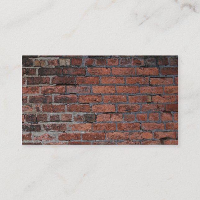 Red Brick Business Card (Front)