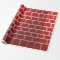Red brick chimney look