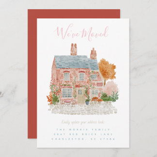 Red Brick Home Moving Announcement