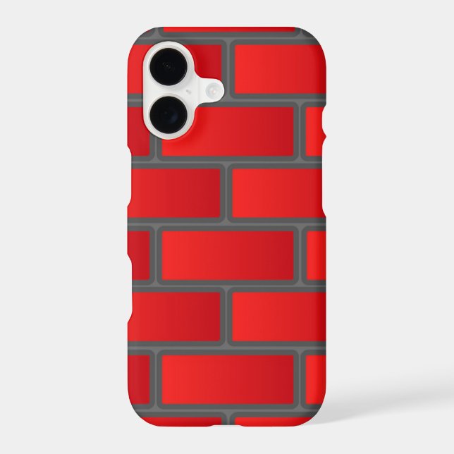 Red Brick  Iphone Case (Back)