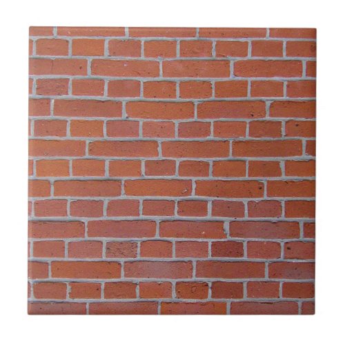 Red Brick Texture Background Ceramic Tile