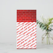 Red Brick w/Spotlight Background (Standing Front)