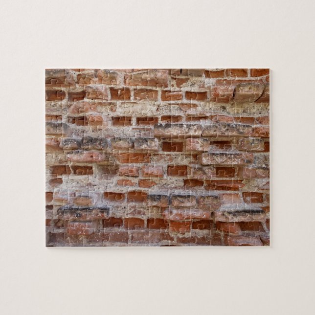 Red Brick wall background Jigsaw Puzzle (Horizontal)
