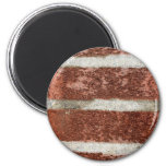 Red Brick Wall Concrete Cement Texture Magnet at Zazzle