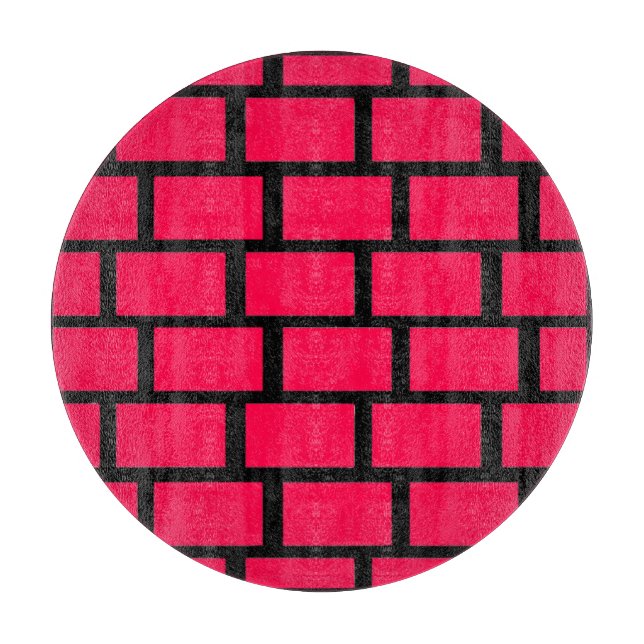 RED BRICK WALL CUTTING BOARD (Front)