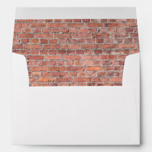 Red Brick Wall Design Envelope