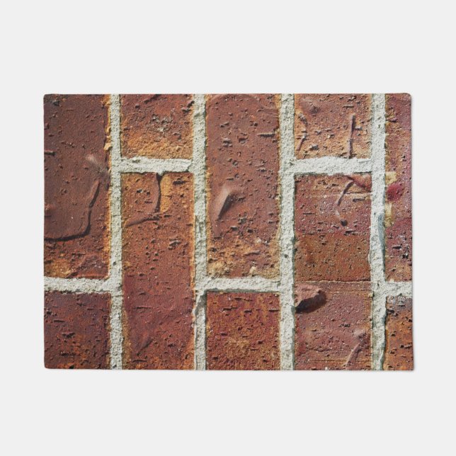 Red Brick Wall Doormat (Front)