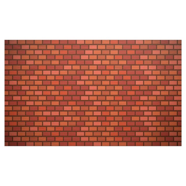Red brick wall fabric (Yard)