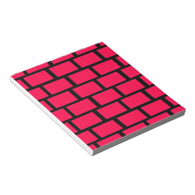 RED BRICK WALL NOTEPAD (Angled)